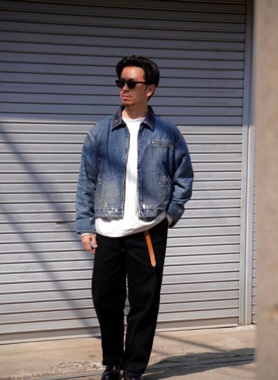 画像1: Sugar&Co   (シュガーアンドコー）Denim Windproof Jacket  (worker's  wash)