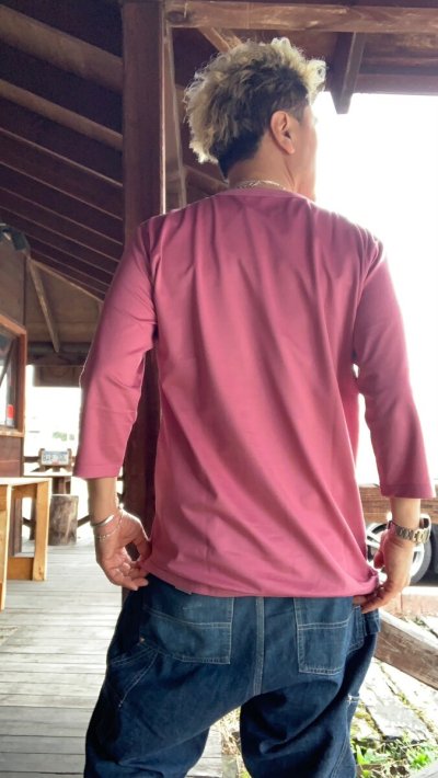 画像3: MOSSIR モシール Aaron  CoolMax７分TEE　　PINK