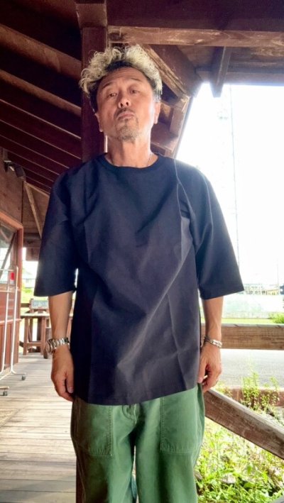 画像1: MOSSIR　モシール　　Thomas Supplex　サプレックスナイロン　ＢＬＡＣＫ　IVORY   NAVY