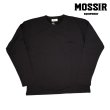 画像1: MOSSIR モシール   Den　ロングスリーブポケットTEE  BLACK (1)