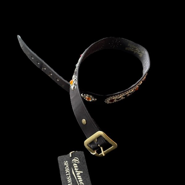 CUSHMAM クッシュマン ＢＥＬＴ スタッズベルト BLACK - PHILLIP66