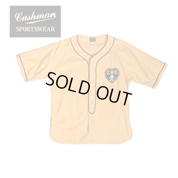 画像1: ＣＵＳＨＭＡＮ　クッシュマン　BASEBALL SHIRTS   (1)