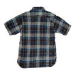 画像2: CUSHMAN 　クッシュマン　SHIRRING CHECK WORK SHIRTS  BLUE/NAVY (2)