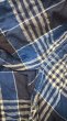 画像7: CUSHMAN 　クッシュマン　SHIRRING CHECK WORK SHIRTS  BLUE/NAVY (7)