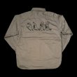 画像2: CUSHMAN  クッシュマンCOTTN SATIN WORK SHIRT　グレー (2)