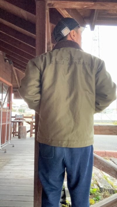 画像2: CUSHMAN(クッシュマン）N-1 DECK JACKET OLIVE