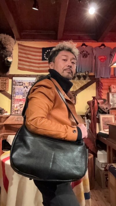 画像2: CUSHMAN クッシュマン　LEATHER SHOULEDR BAG　レザーショルダーメッセンジャーバッグ　