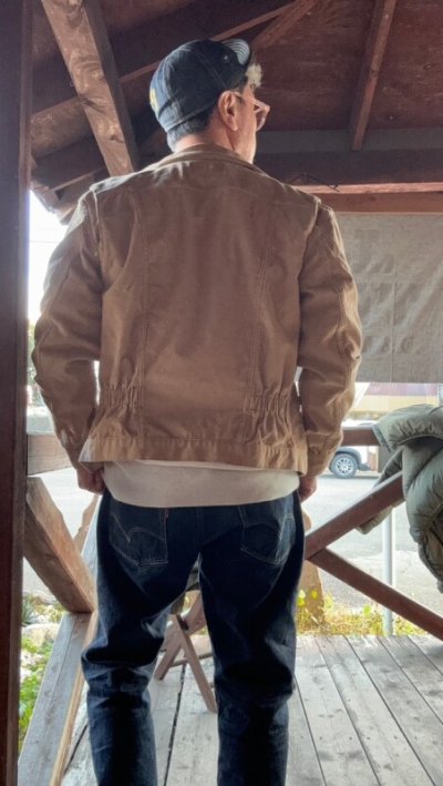 画像2: CUSHMAN(クッシュマン）COUDUROY RIDING JACKET 　BEIGE