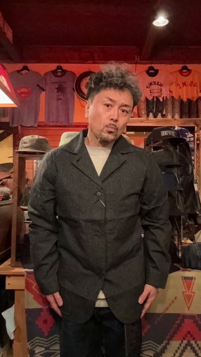 画像1: CUSHMAN(クッシュマン）BLACK CHAMBRAY COVER ALL