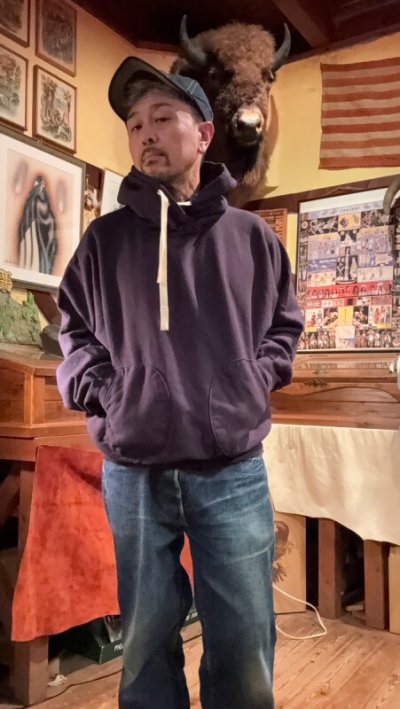 画像1: GYPSY & SONS ジプシーアンドサンズ　80 SWEAT HOODIE NAVY