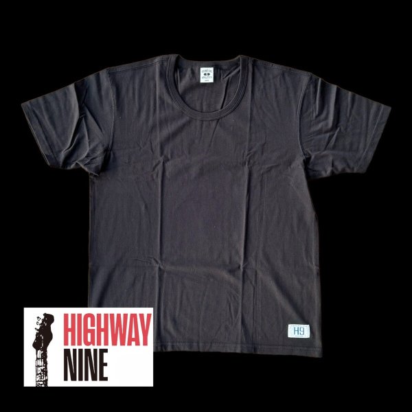 画像1: HIGHWAY NINE　ハイウェイナイン　U-NECK 20/TENJIKU S/S TEE　ＢＬＡＣＫ　ブラック (1)