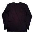 画像2: HIGHWAY NINE　ハイウェイナイン　U-NECK RIB　L/S　Tee　ＢＬＡＣＫ　ブラック (2)