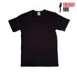 画像1: HIGHWAY NINE　ハイウェイナイン　U-NECK RIB　S/S　Tee　BLACK (1)